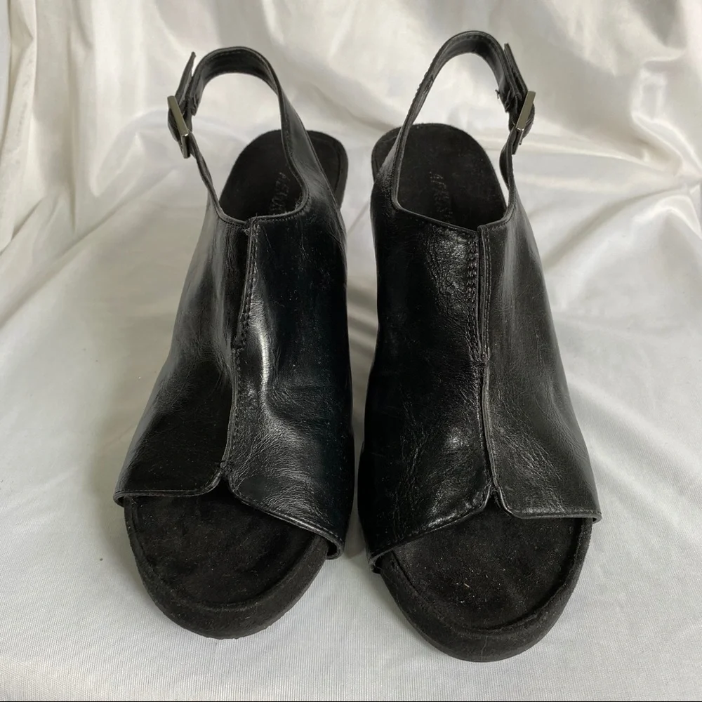 Y2K 2000s comfortable Aerosoles Slingback Wedges size 9
